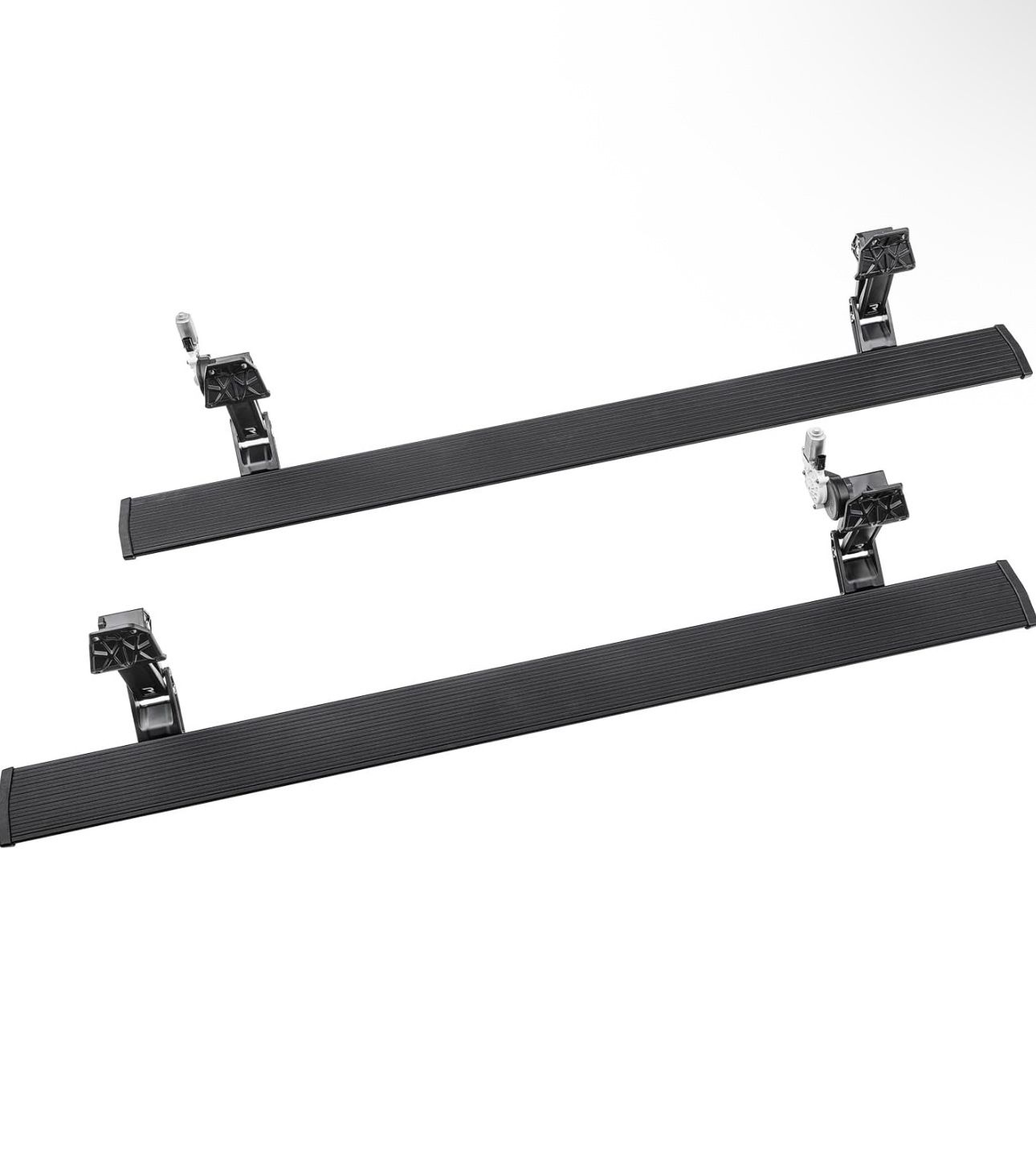 RealTruck AMP Research PowerStep Power Running Boards with LED Step Lights for 20-21 Ford Transit