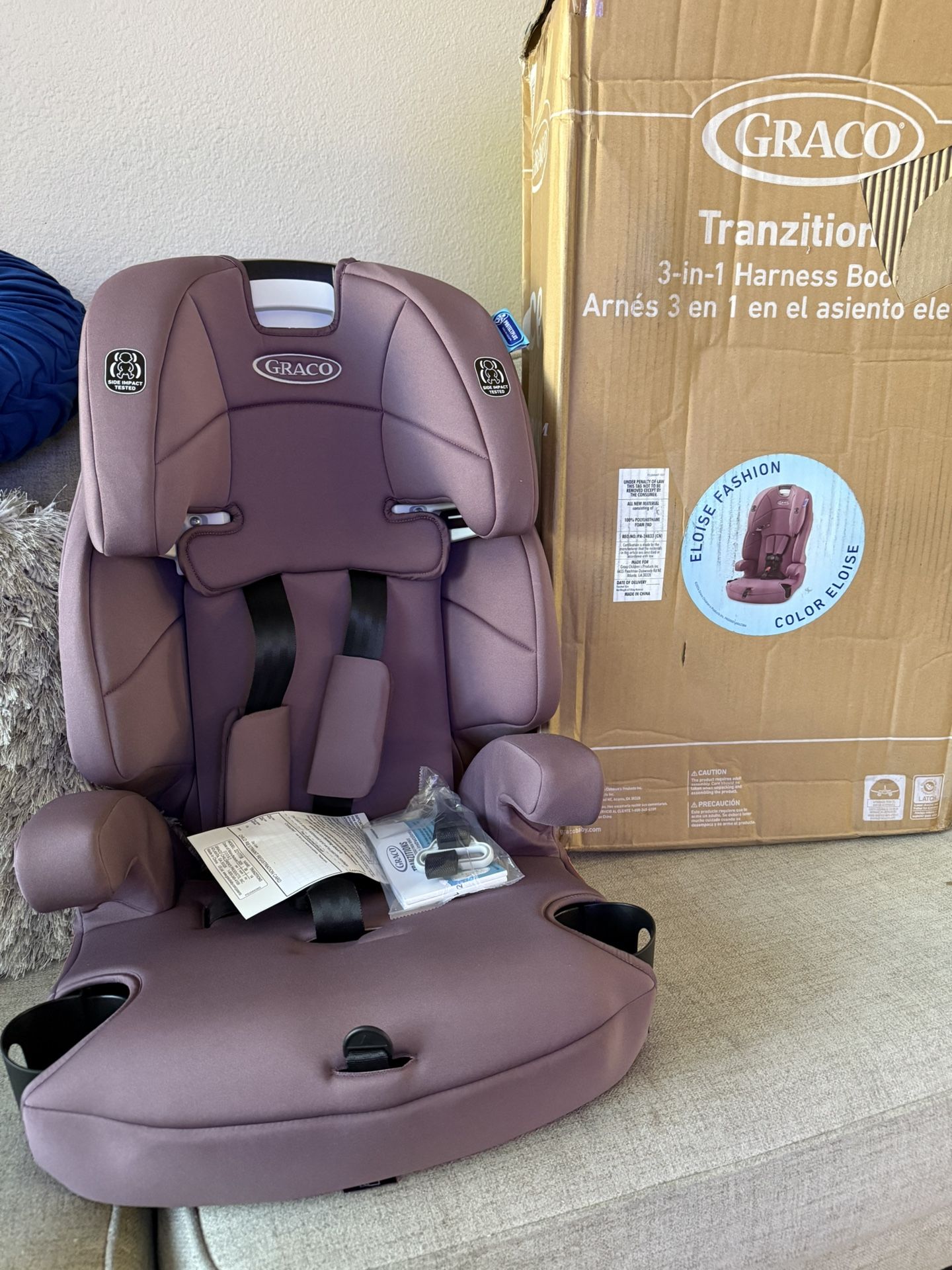 Brand New Graco Tranzitions - 3-in-1 Harness Lift Seat