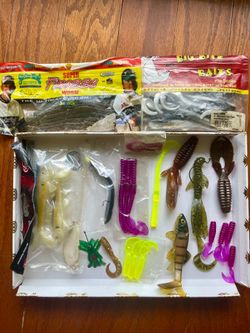 Fishing plastic assortment bundle