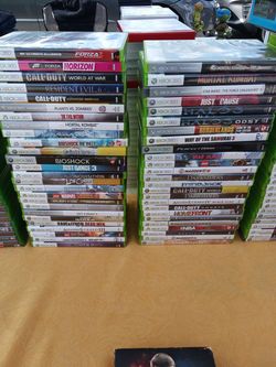 Xbox 360 games 10$ each 3 for 25$