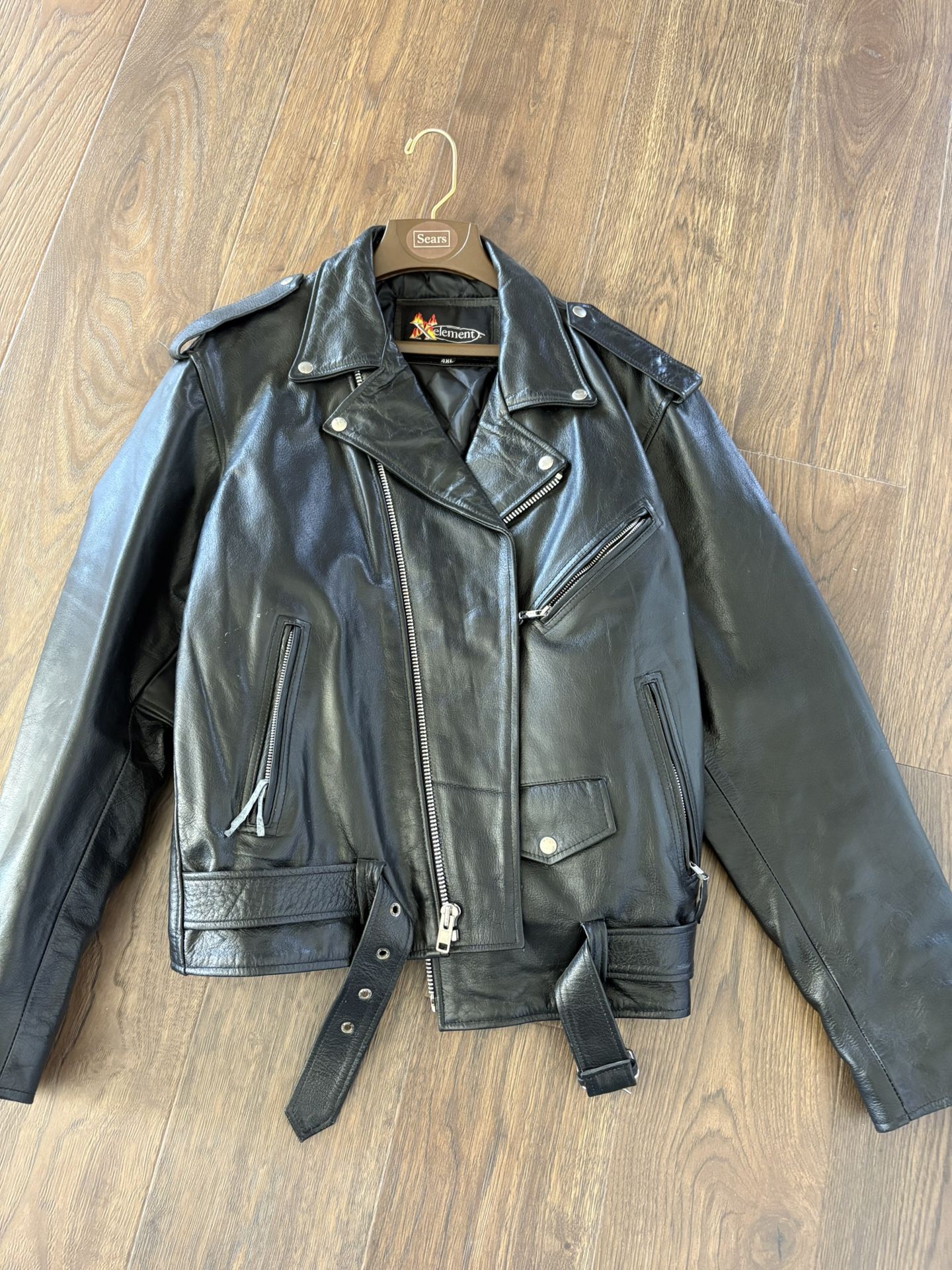 element leather jacket  4xl