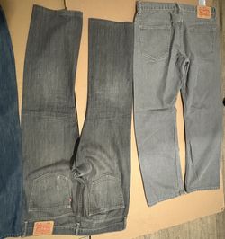 4 Pairs of Jeans Tommy/UK/527 & 514 Levis Jeans  in a Great Shape