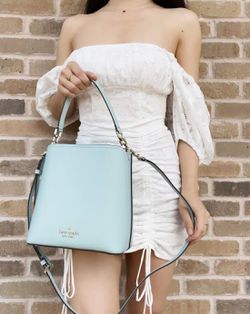  Kate Spade Darcy Small Satchel Cloud Mist : Clothing, Shoes &  Jewelry