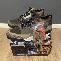 Jordan 3 Patchwork Camo Size 12 Brand New 🔥👟