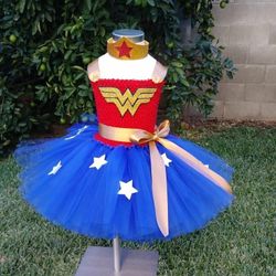 Wonder woman tutu dress