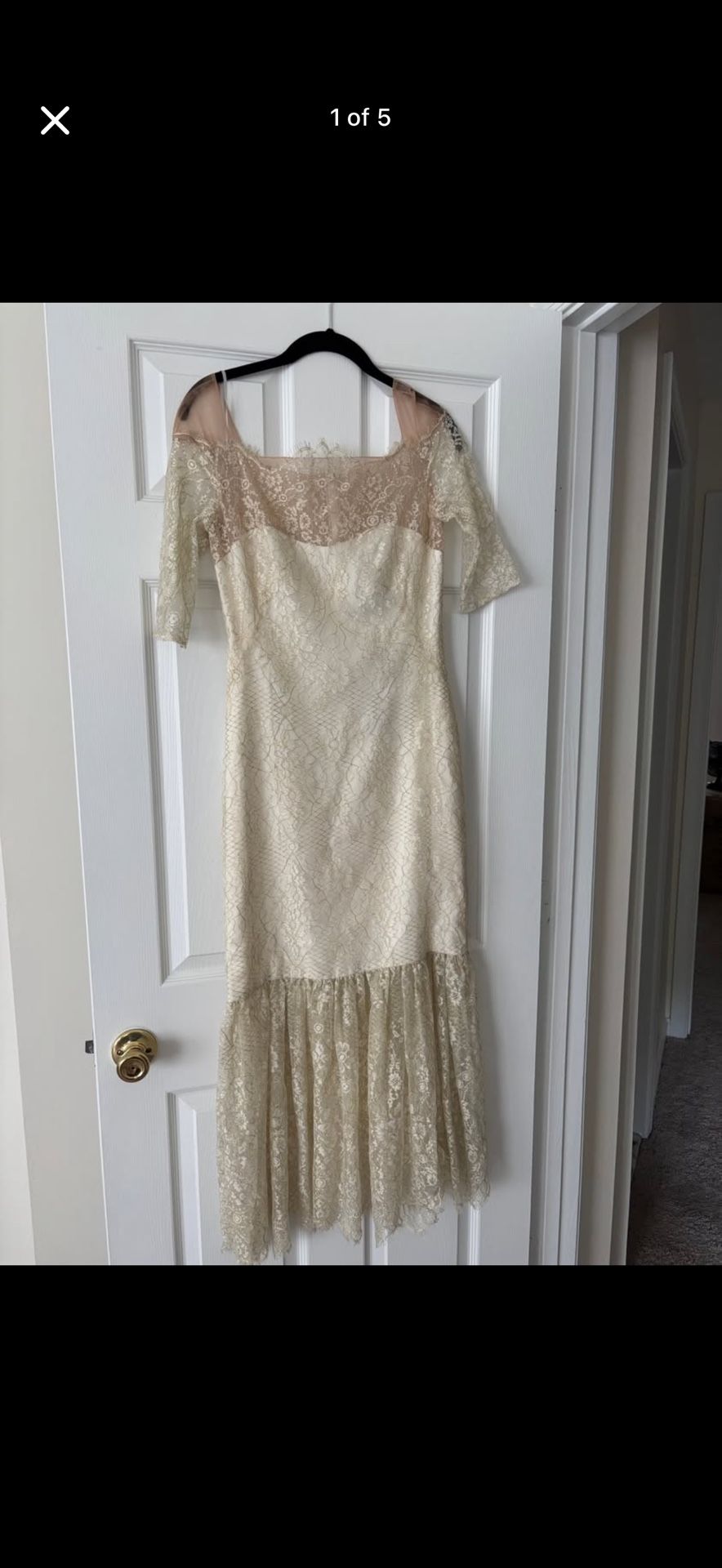 Marchesa Notte 1920's-style wedding dress