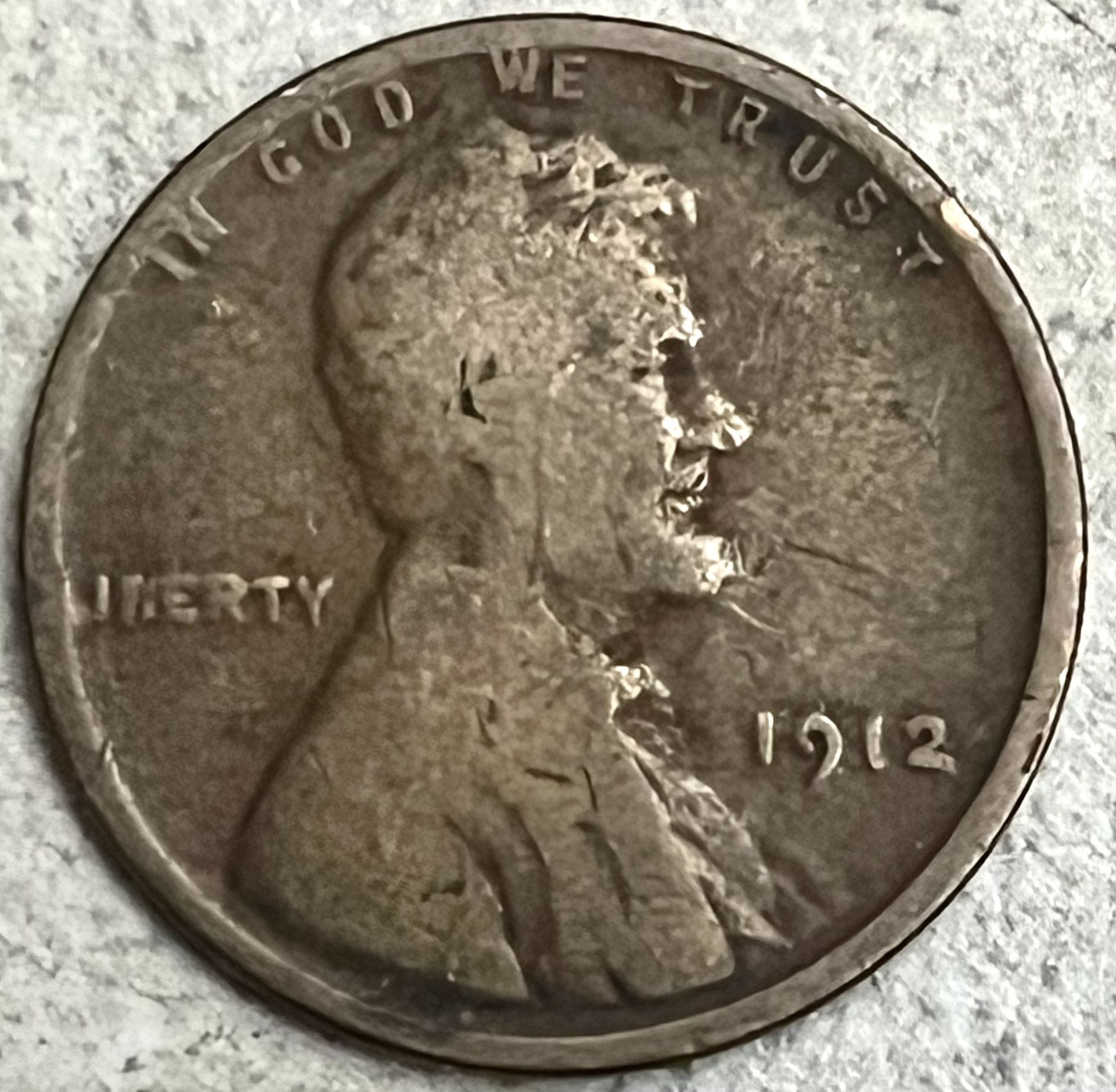 1912 Lincoln Wheat Cent