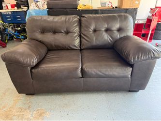 Leather Loveseat Sofa