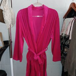 Hot Pink Juicy Couture Velvet Robe 