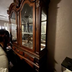 Table, liquor cabinet, tv stand