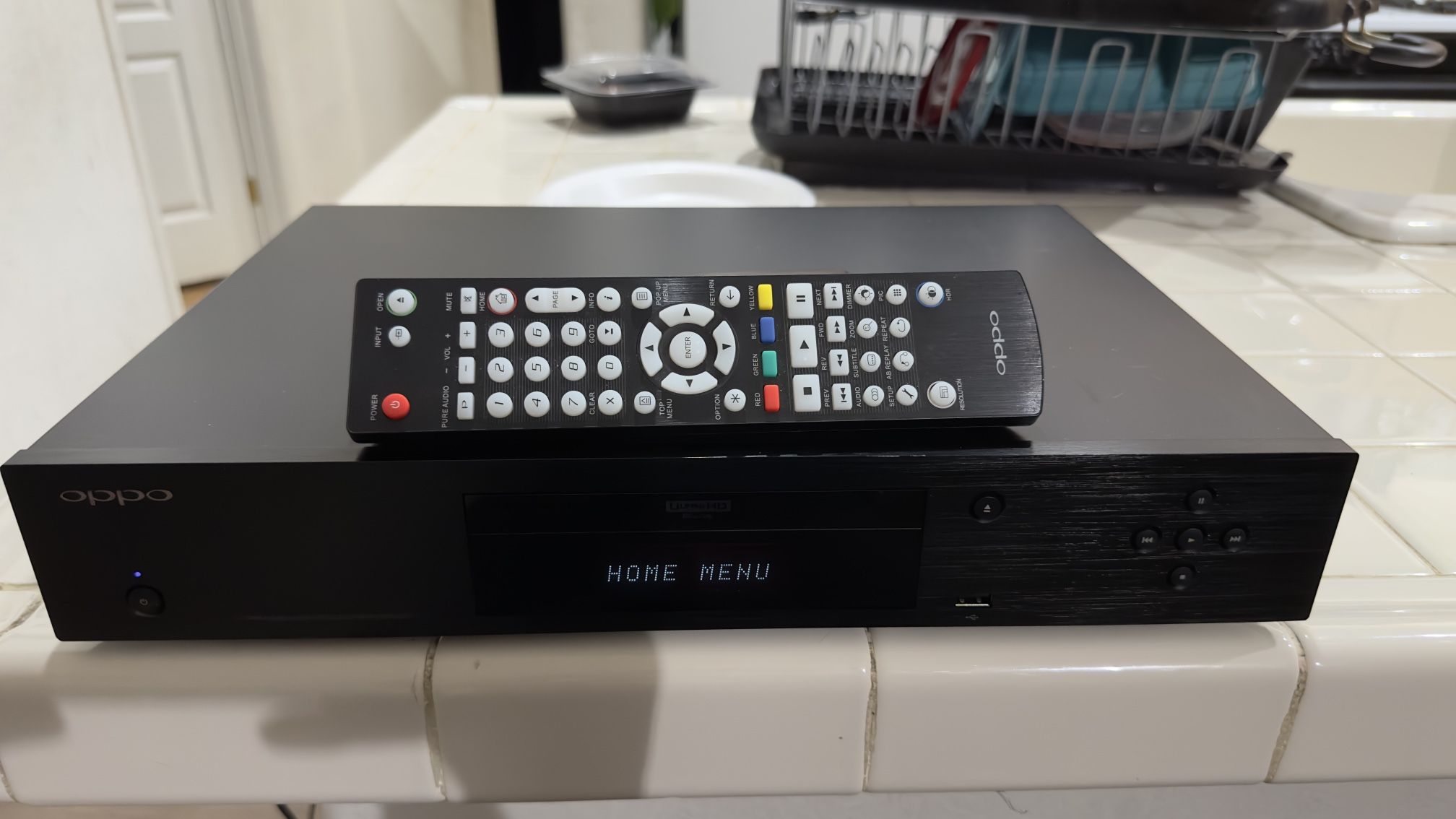 OPPO UDP 203 4K ULTRA HD UHD UNIVERSAL NETWORK 3D BLU-RAY DVD PLAYER W REMOTE