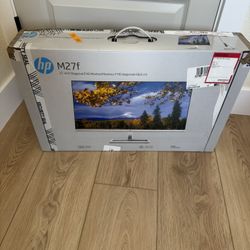 HP M27f 27” FHD Monitor – Open Box – Excellent Condition