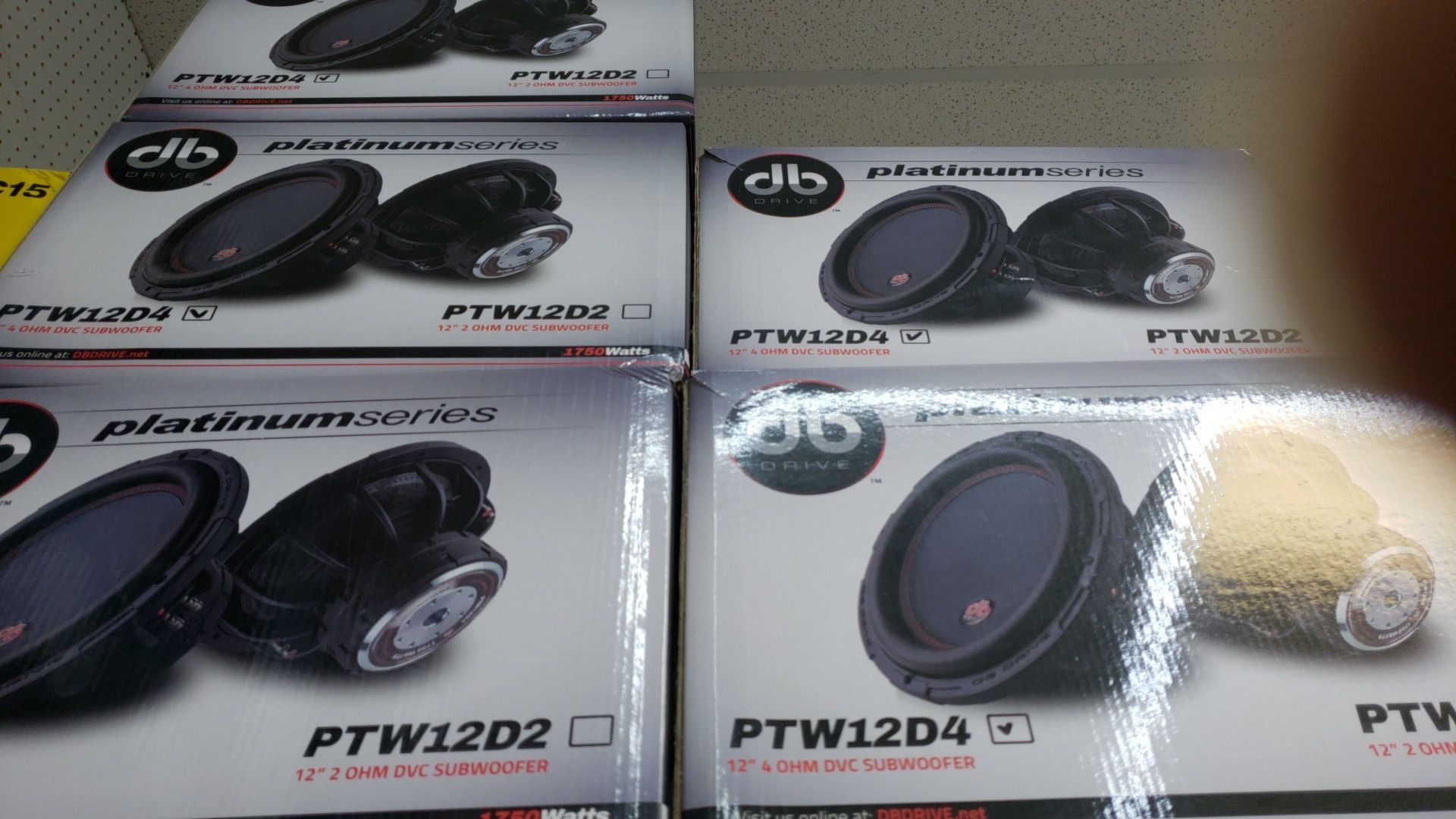 DB Drive Platinuim 12" 1750 watts