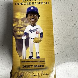 Dusty Baker Legends dodger Baseball Bobble Head
