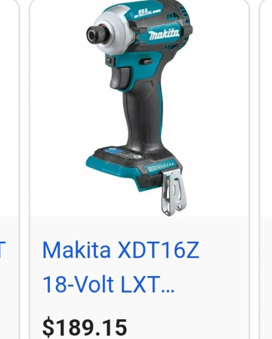 MAKITA 18V CORDLESS BRUSHLESS VARIABLE SPEED IMPACT DRIVER TOOL ONLY NEW