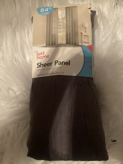 Sheer Curtain Panel 