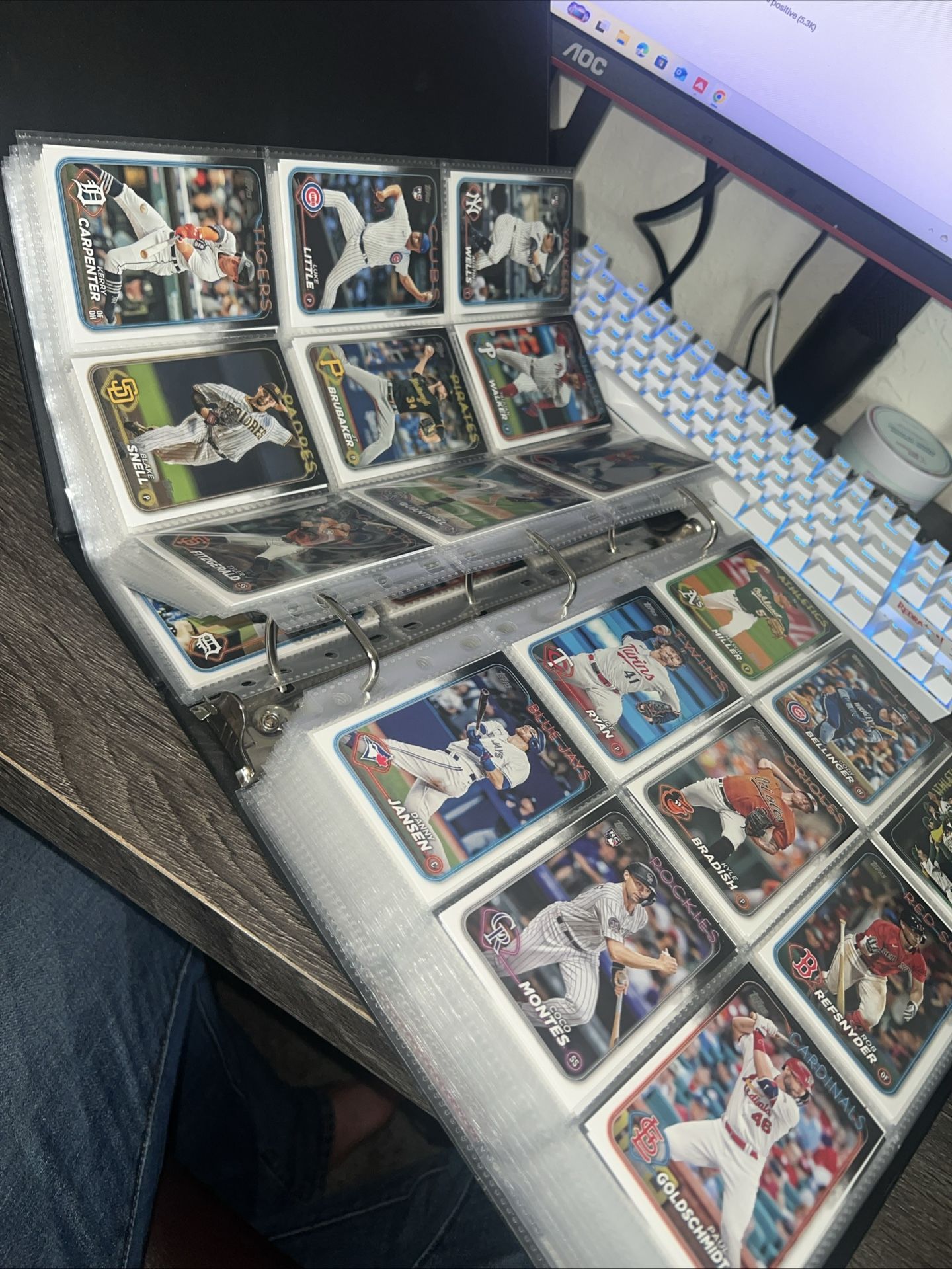 Binder Full Of Sport Cards LOT  