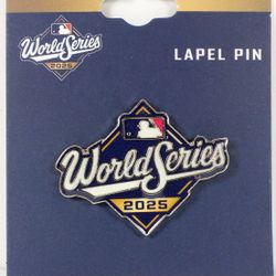 2025 World Series Logo Pin