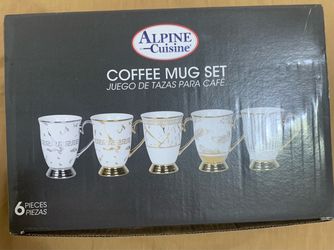 COFFEE MUG SET BY ALPINE CUISINE