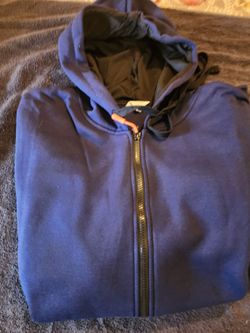 New Hoodie Sweater Navy Blue Ize XL