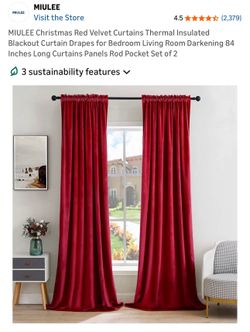 Red Velvet drapes