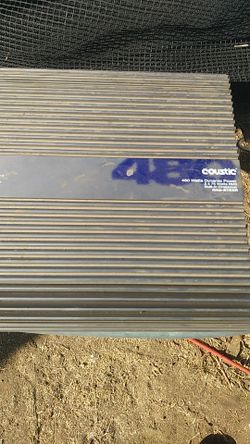 Coustic car amp