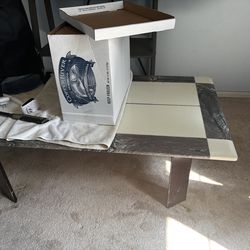 Marble coffee table