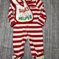 First Christmas Santa’s Helpers Onesie