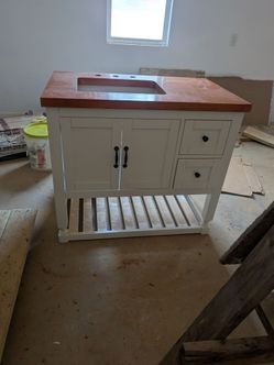 Brand new bathroom sink