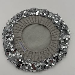 AMERICAN GIRL DOLL SILVER SPARKLE BEANIE HAT SEQUINS Truly Me Beret