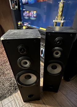 2012 Pair of Sony SS-F5000P 3-Way Floor Standing Speakers Working Great Hi-Fi