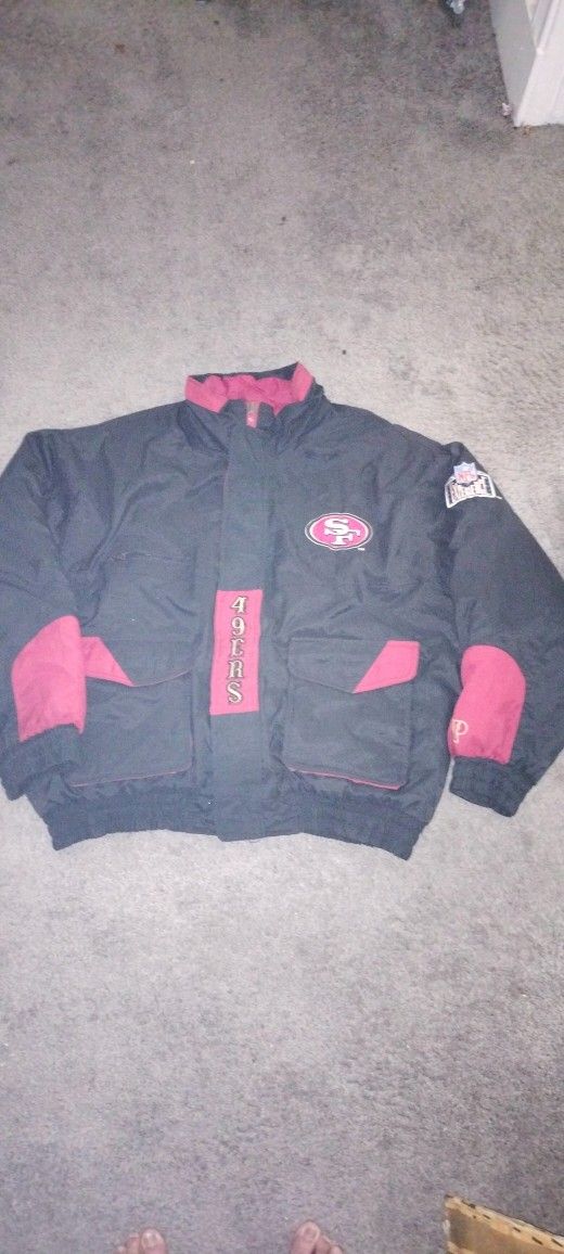 Mens 49ers Vintage Bomber Jacket 3XL for Sale in San Diego, CA - OfferUp