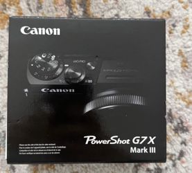 Brand New Canon Powershot G7 X Mark III 3 20.1 Megapixel Digital Camera