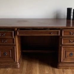 Solid Wood Executive Desk