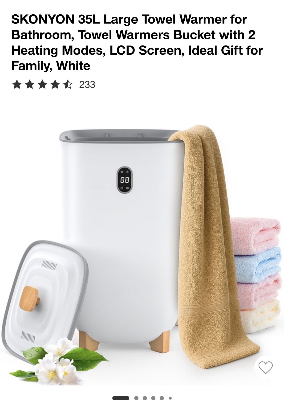 NEW in Box 35L Tower Warmer