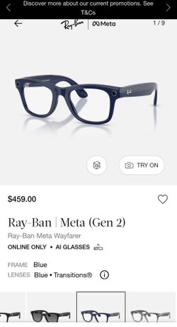 Brand New Rayban wayfarer Meta gen2