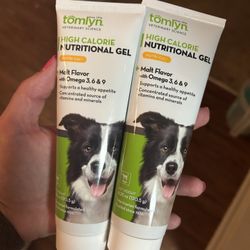 2 Tubes Of High Caloric Nutritional Gel For Dogs