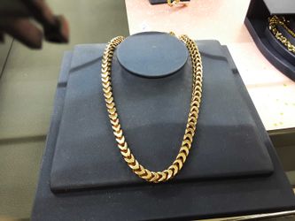 Fox Tail Chain - Yellow Gold 10k (.417) 47.2 grams 18 inch