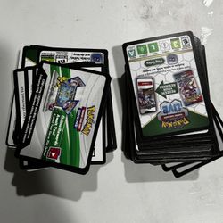 Pokemon Code Cards