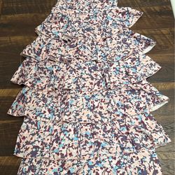 Spaghetti Straps Layered Ruffle Maxi Tiered Sundress V Neck