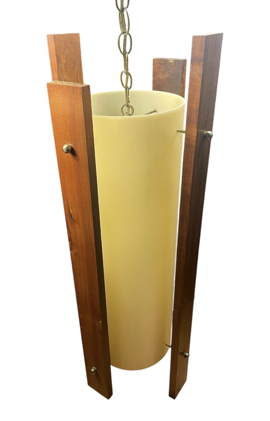 1960s MCM Hanging Lamp Excellent Vintage Condition (Works)