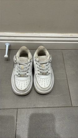 Boy Nike Air Force 1 White Low-Top Sneakers