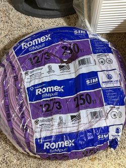 Southwire Romex SIMpull 12/3 Wire 250 ft AND Romex Wire 6/3 60 FT