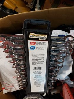 New 22 pcs COMBINATION WRENCH METRIC AND SAE BRAND NEW