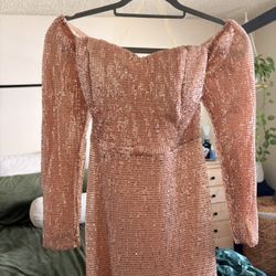 Rose Gold Prom Gown 