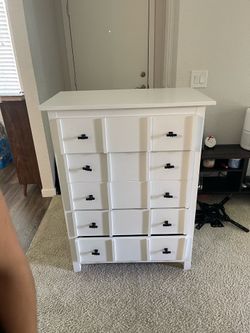 WHITE DRESSER/DRAWERS FOR SALE