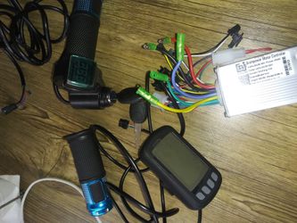 Throttle with key lock Lcd Display and brushless controller