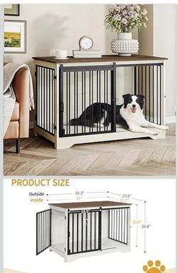 Barn door furniture crate