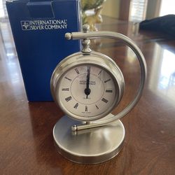 International Silver clock