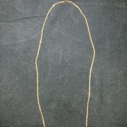 925 STERLING SILVER GOLD PLATED ROPE CHAIN